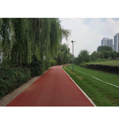 沂河滨水景观提升工程沂河左岸桃园橡胶坝下游绿道项目