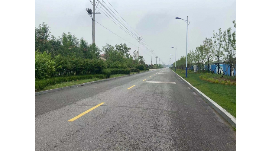 临沂市汤头度假区奥华路等道路铺装及亮化工程